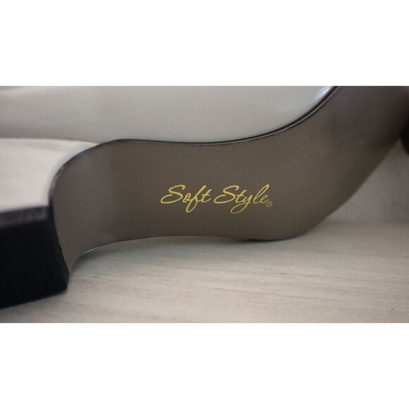 Soft Style x Hush Puppies H79652 Women's Sz 9 Natural/Beige Angel II Dress Pumps - Picture 8 of 8